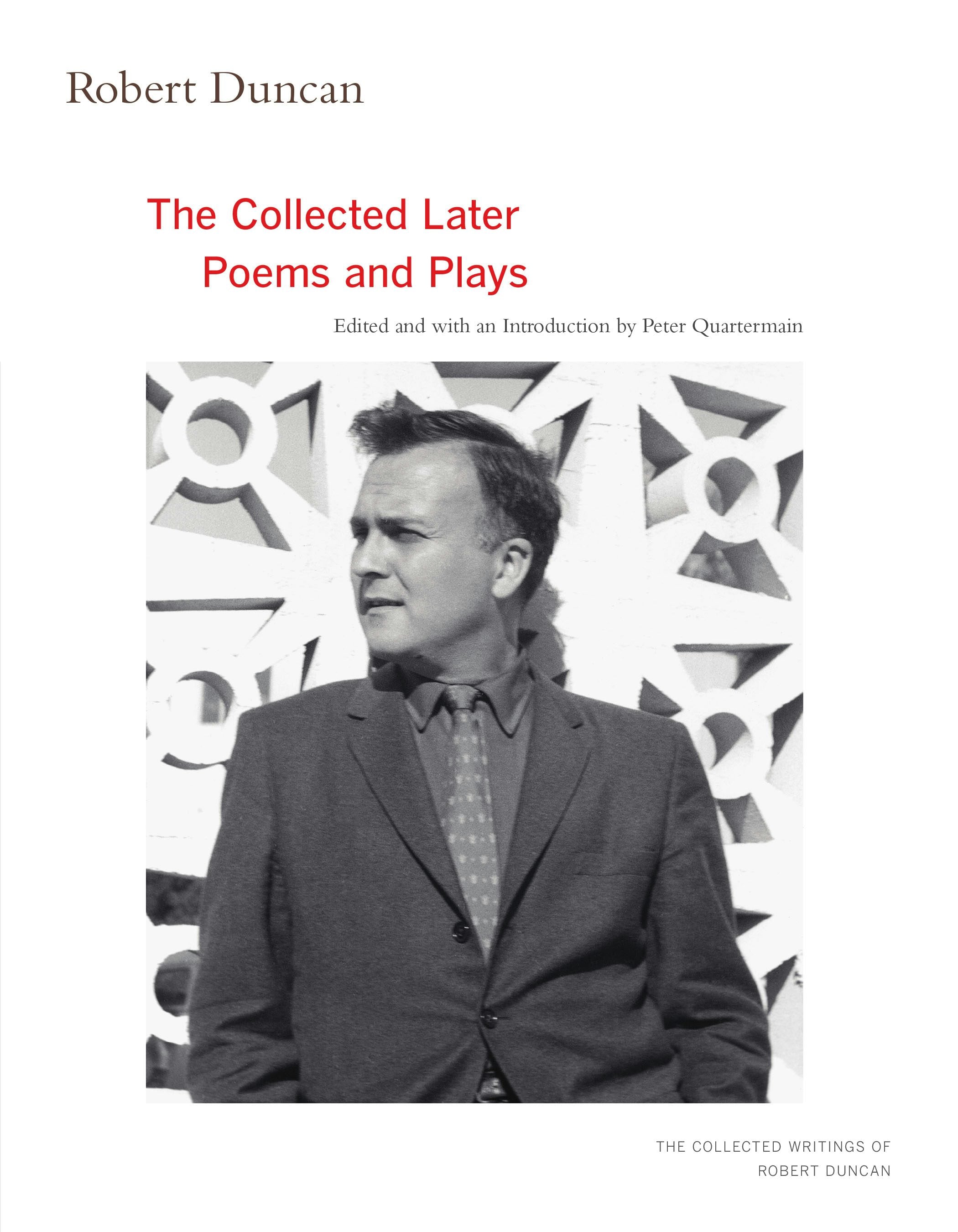 Book cover image for Robert Duncan ISBN: 9780520956643